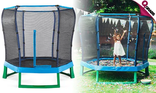 Junior Jumper Trampoline with Enclosure!